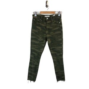 Lucky Brand Bridgette crop camouflage jeans 0/25ankle skinny